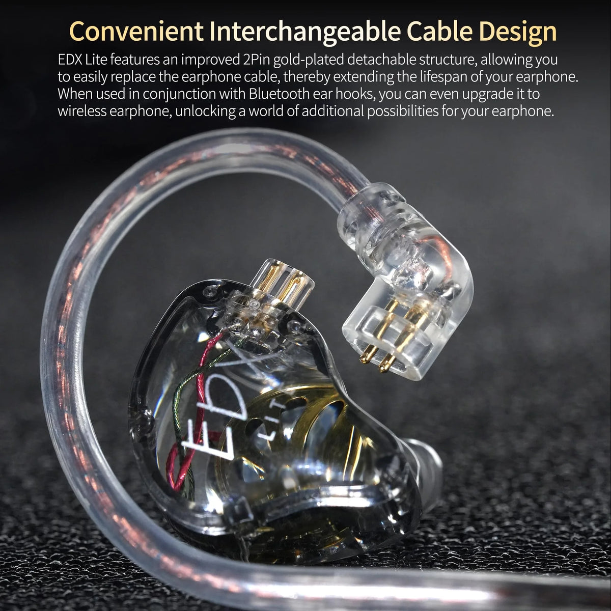 KZ EDX LITE jack with mic